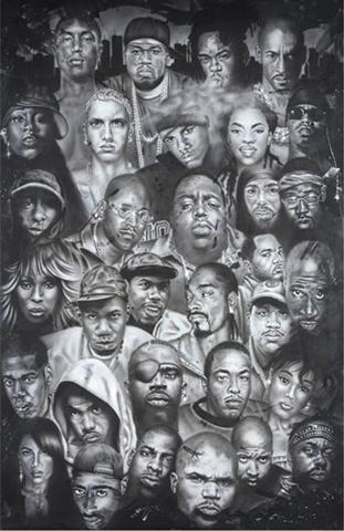Marcos para cuadros laminas enmarcados, Hip Hop